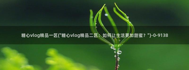 糖心vlog入口网址：糖心vlog精品一区(\